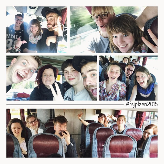 Plzeň 2015 wir kommen! Selfi-Shooting mit den Stars von AnSpielung#fsjplzen2015 #plzen2015