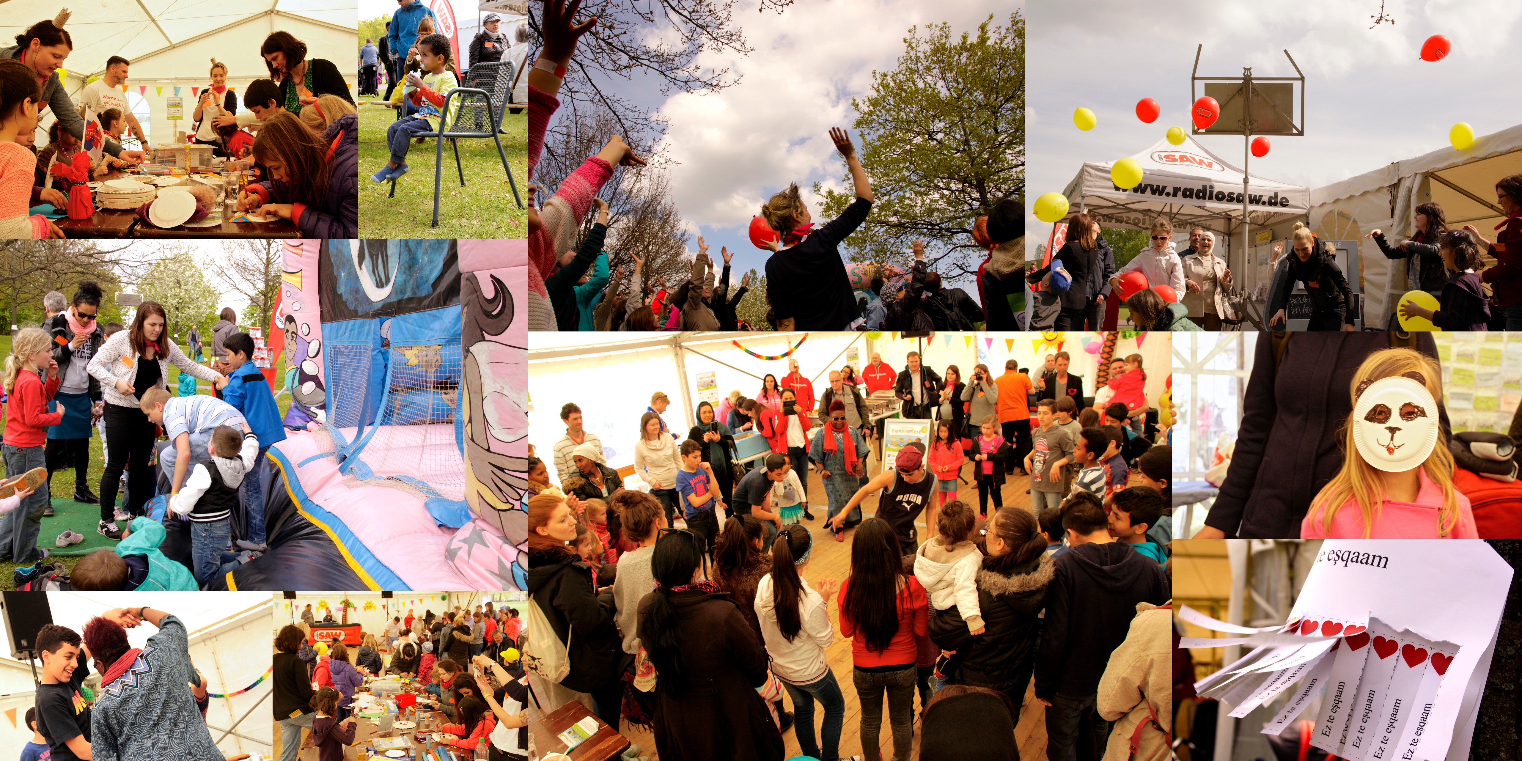 Impressionen vom 1. Internationalen Familienfest im Elbauenpark. 01. Mai 2015