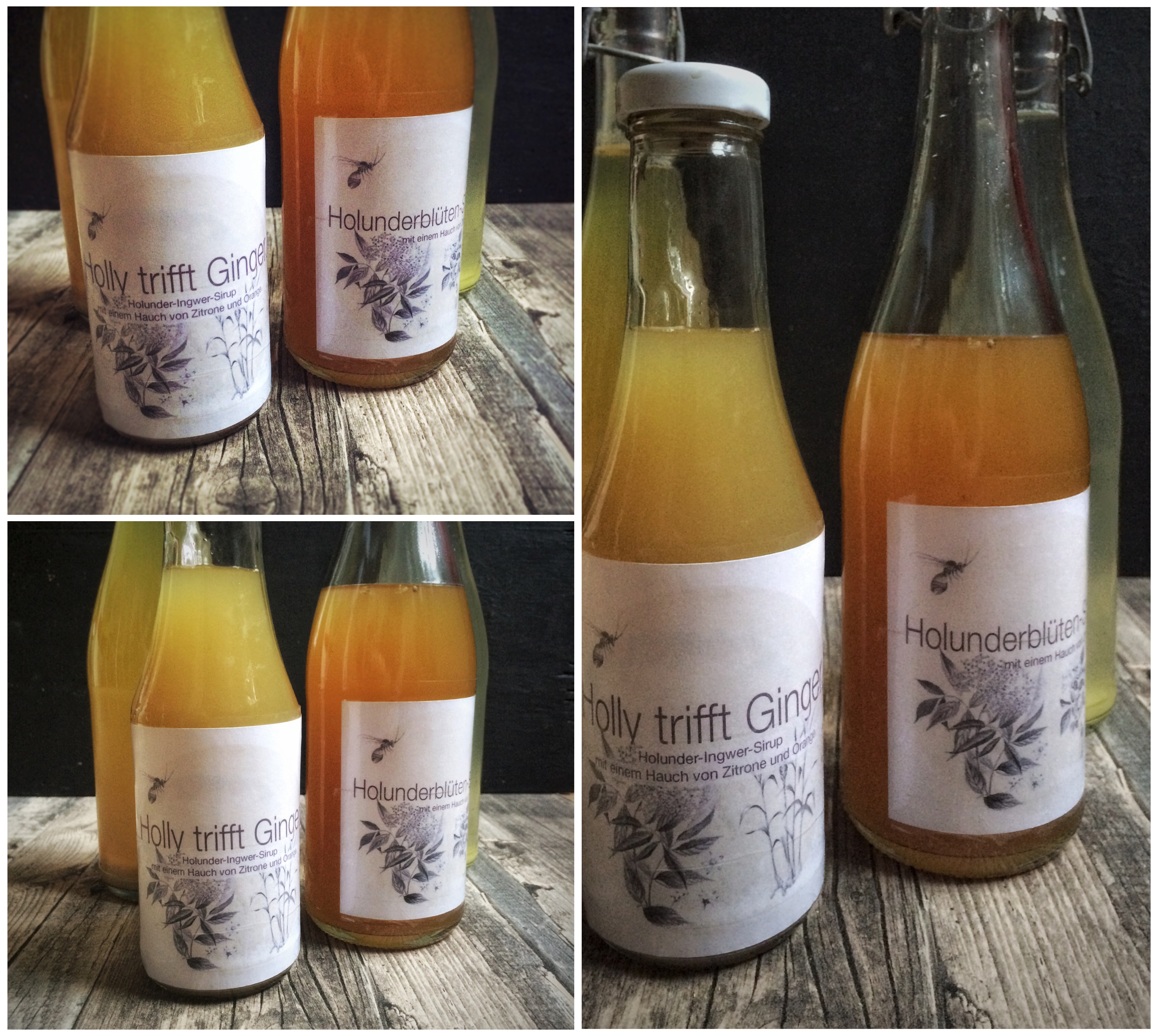 Holly trifft und Holunderblüten-Sirup.