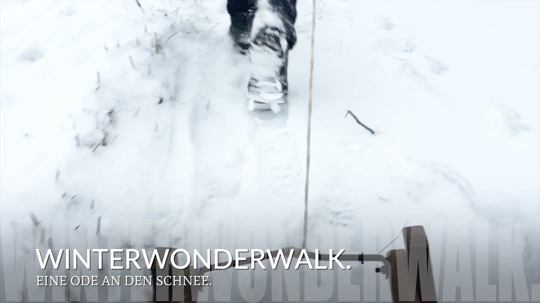 Winderwonderwalk. Eine Ode an den Schnee.