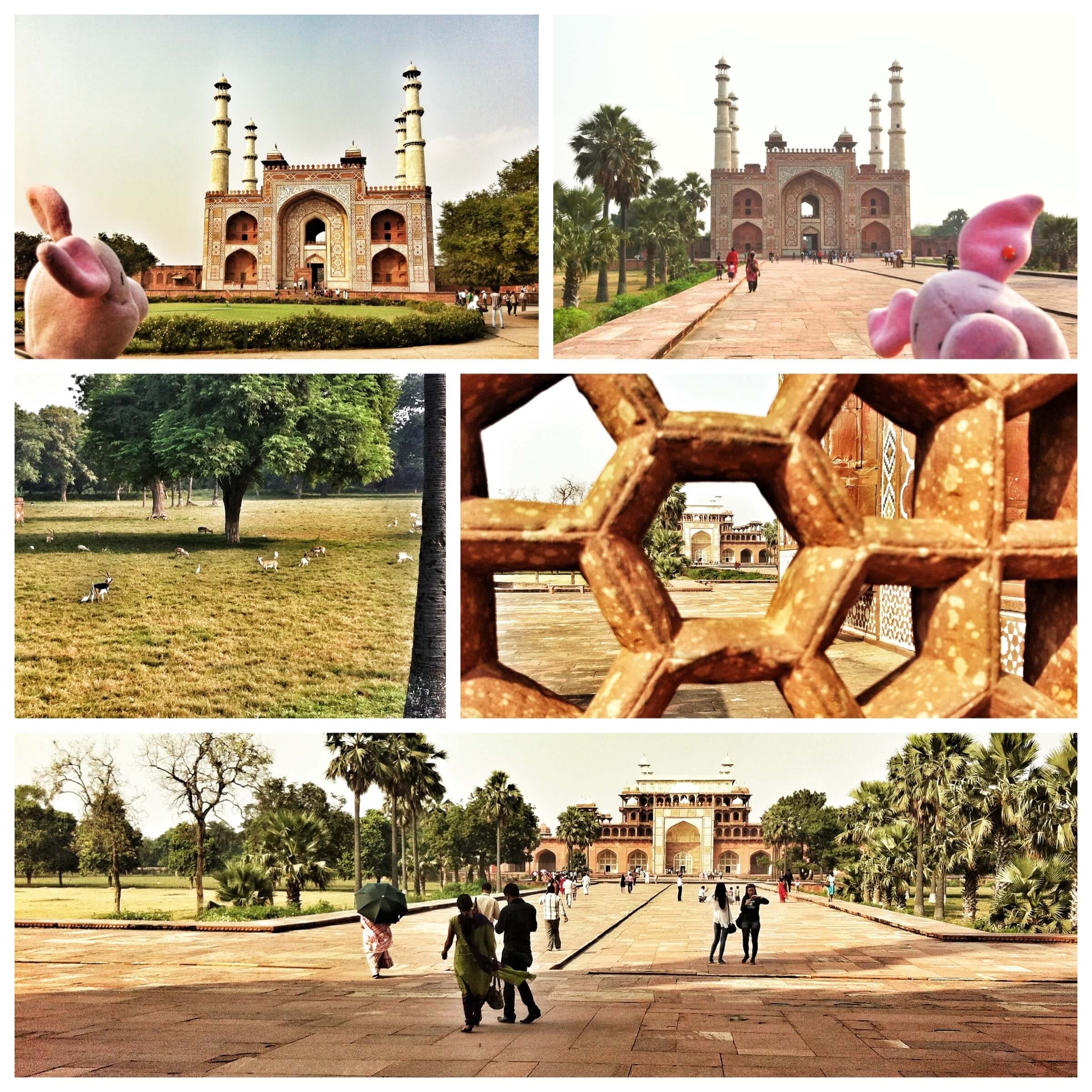Besichtigung des Akbar-Mausoleum Besichtigung des Akbar-Mausoleum