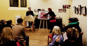 Versteigerung im Rahmen der Finissage »Incredible India.«