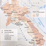 Karte Laos.