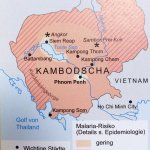 Karte Kambodscha.