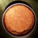 Boden nach dem Backen.