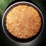 Teig für den Boden in der Springform andrücken.