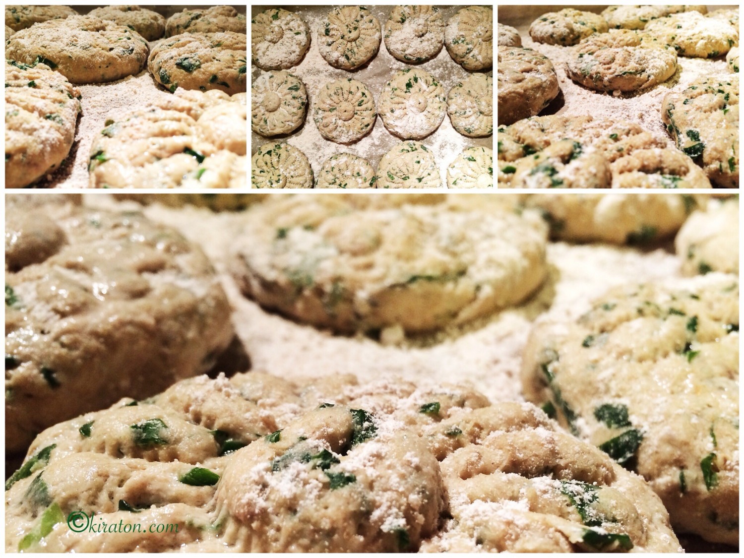 Bärlauchbrötchen.
