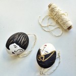 OsterEI: ArtDeko-Damen meet Lady in Red.