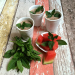 Minz-Melonen-Smoothie.