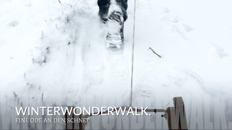 Winderwonderwalk. Eine Ode an den Schnee.