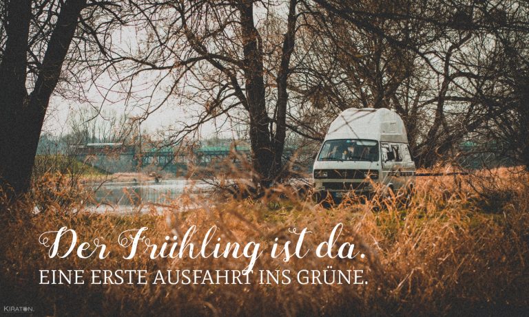 Der Frühling ist da. | Eine erste Ausfahrt ins Grüne.