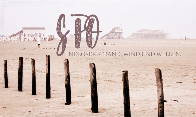 SPO. Endloser Strand, Wind und Wellen.